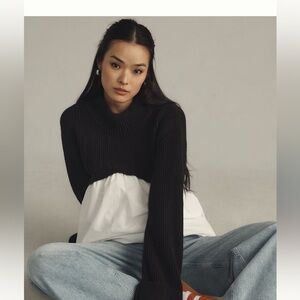 Anthropologie Maeve twofer sweater